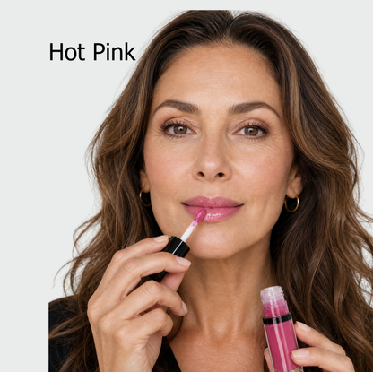 Jenn of Arch lip oil in a clear tube showing a glossy, nourishing lip treatment with a hint of color and smooth applicator.