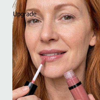 Jenn of Arch lip oil featuring a glossy, nourishing formula in a sleek tube, designed to hydrate and add shine to lips.