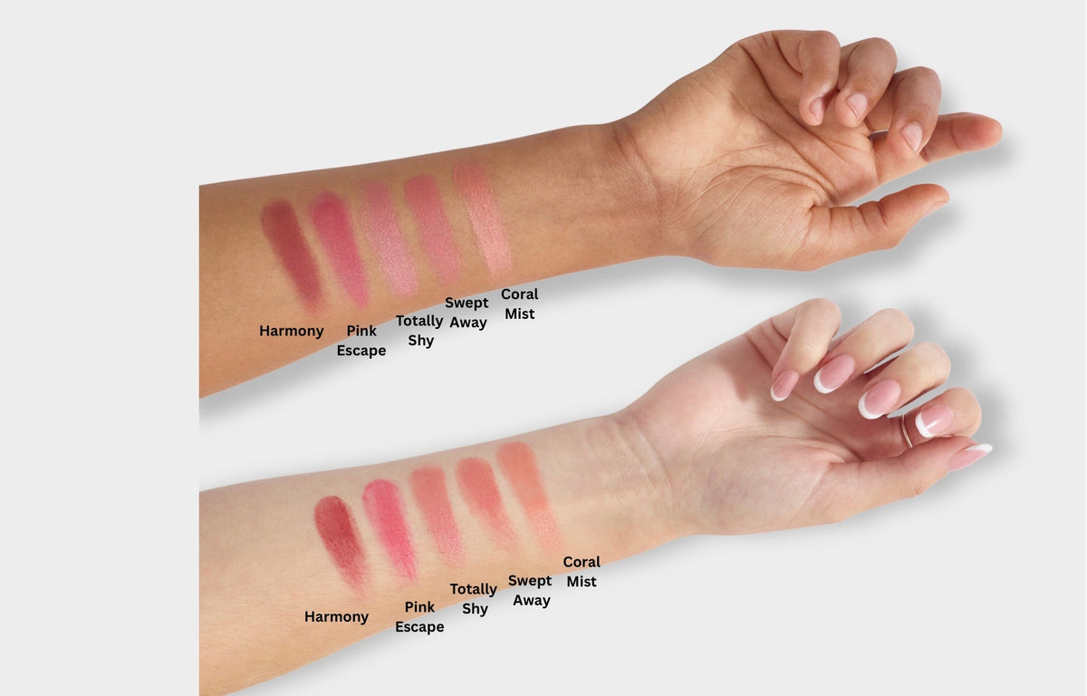 Jenn of Arch cream blush and lip tint, featuring a compact container with a soft pink cream formula for cheeks and lips.