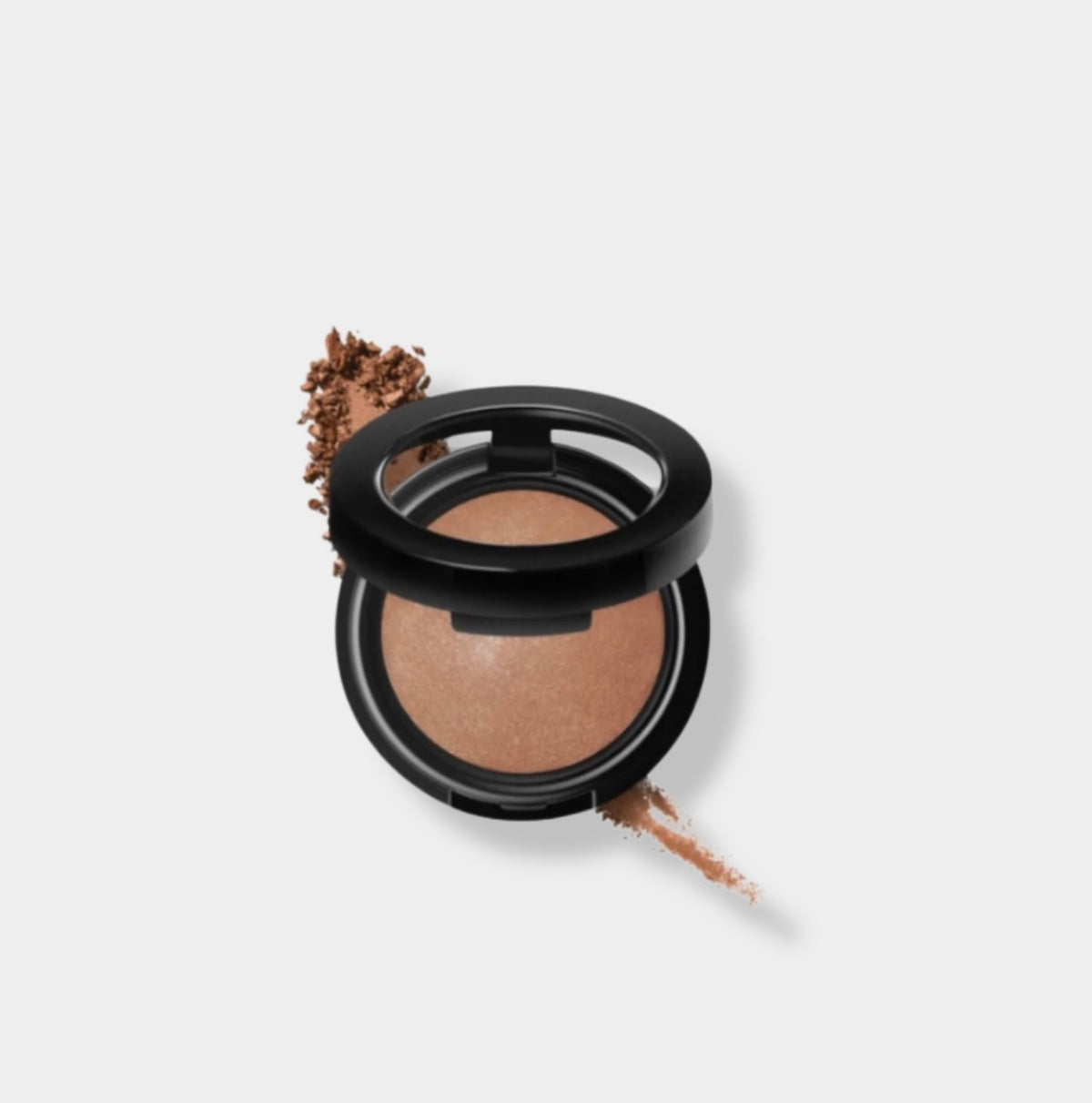 Jenn of Arch baked bronzing powder in a compact with a smooth, warm-toned bronzer surface suitable for a natural sun-kissed glow.