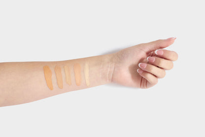 Jenn of Arch Dual Action Concealer showing a different shades on a forearm