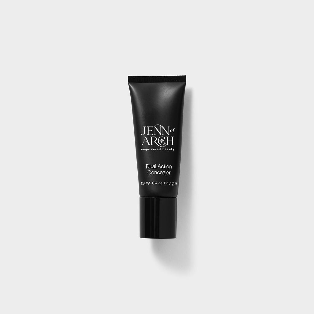 Jenn of Arch Dual Action Concealer showing the concealer tube on a neutral background.