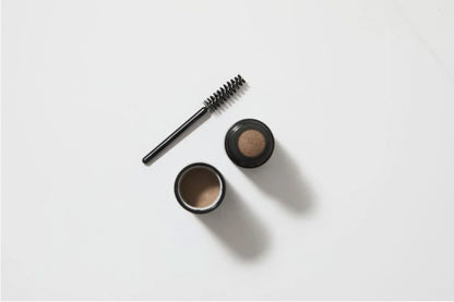Jenn of Arch Bold Brow Duo Stencil Kit with reusable stencils and brow powder for shaping and defining eyebrows.