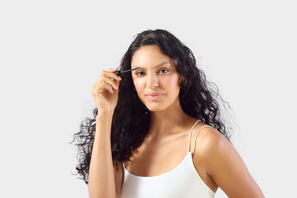 model applying wow brow gel